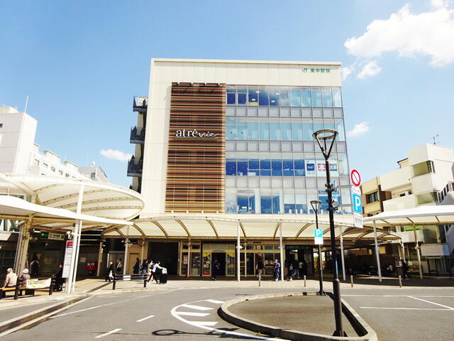 東中野駅 (360m)
