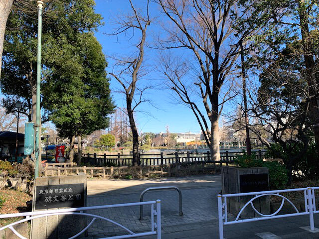 碑文谷公園 (434m)