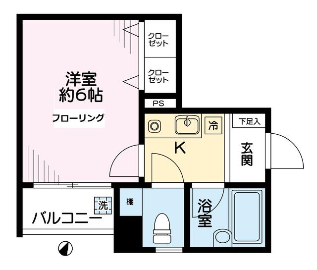 間取り図／バストイレ別