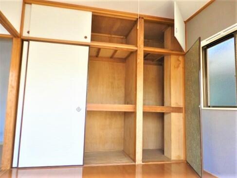 収納／現在リフォーム中のため、入居前の写真になります。