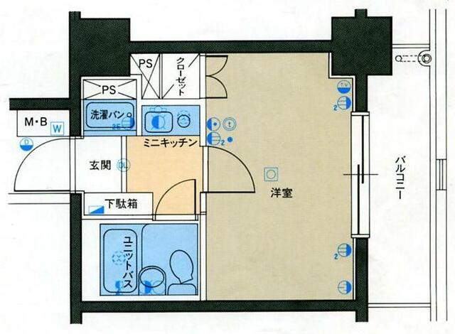 間取り図／※反転タイプになります。