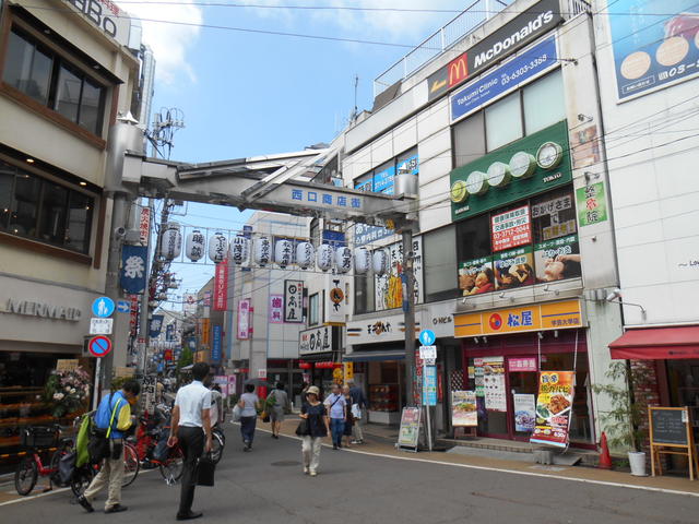 西口商店街 (160m)