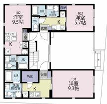 間取り図／現況と相違がある場合は現況有姿とします。