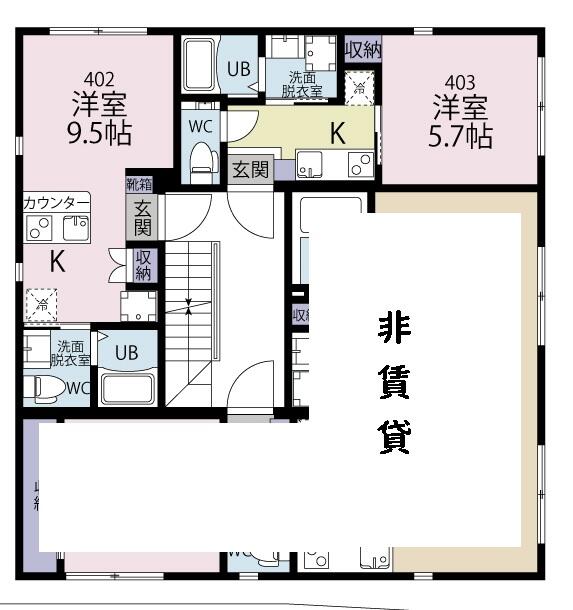 間取り図／現況と相違がある場合は現況有姿とします。