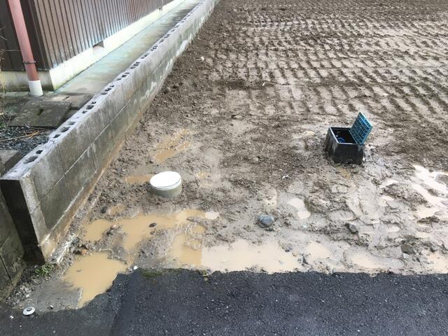 上下水道引込管も残してあります！／撮影日2021-03-08