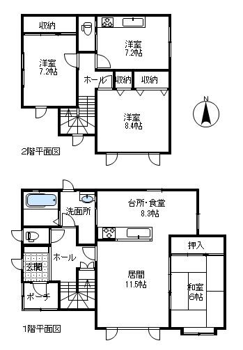 detached 北海道石狩郡当別町太美スターライト 地図を見る