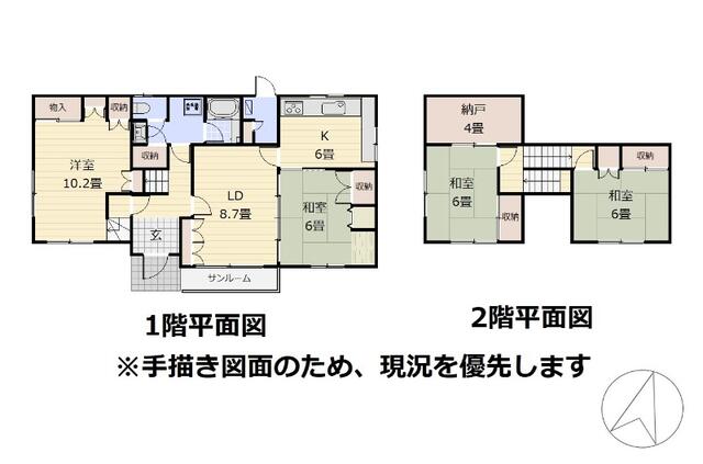 detached 北海道亀田郡七飯町鳴川２丁目