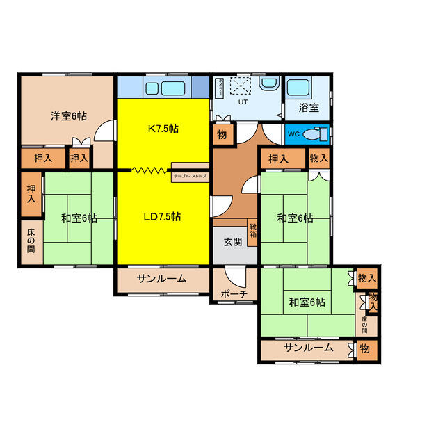 detached 北海道千歳市若草３丁目