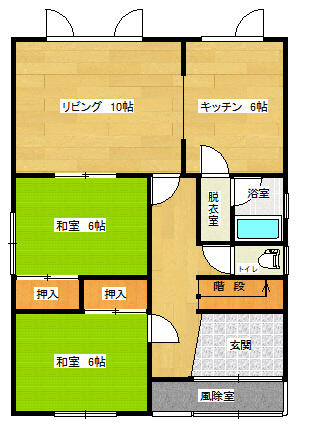 detached 北海道留萌市見晴町５丁目