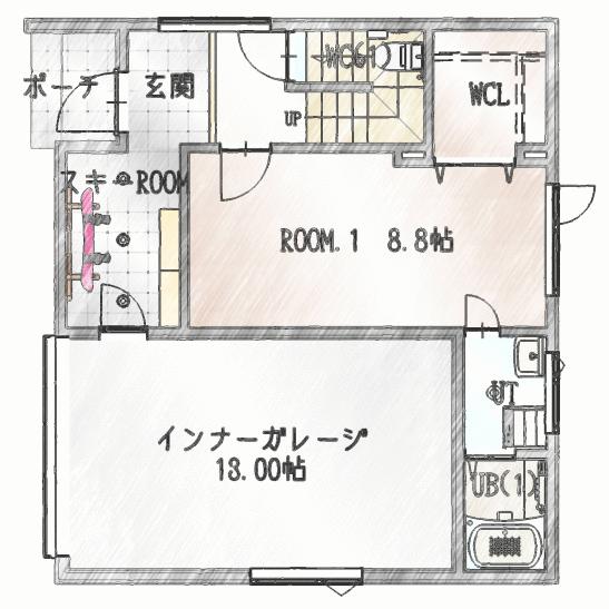 detached 北海道虻田郡倶知安町字高砂 地図を見る