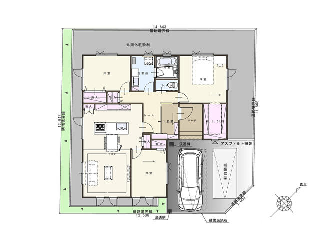 detached 北海道石狩市花川北六条２丁目 地図を見る