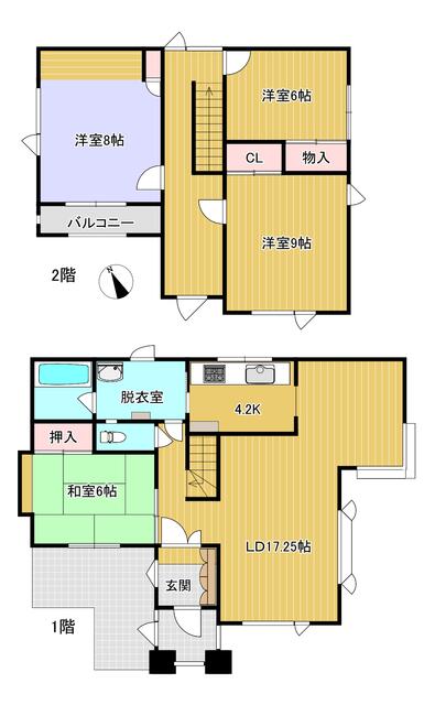 detached 北海道恵庭市北柏木町１丁目