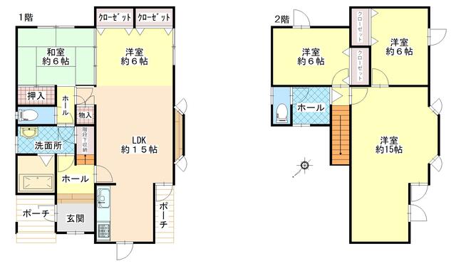 detached 北海道空知郡南幌町北町２丁目