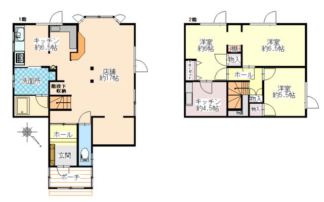 detached 北海道空知郡南幌町西町２丁目