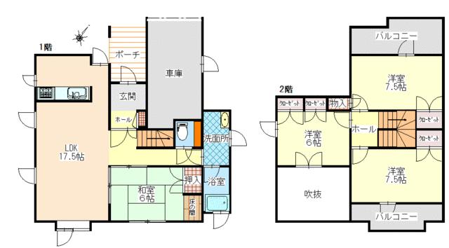 detached 北海道空知郡南幌町西町４丁目