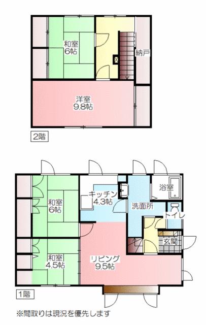 detached 北海道名寄市風連町仲町 地図を見る