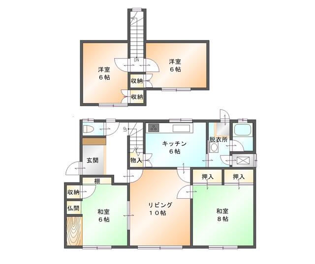 detached 北海道河西郡中札内村西一条北５丁目 地図を見る
