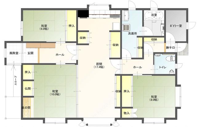 detached 北海道河東郡士幌町字下居辺西２線 地図を見る