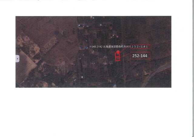 区画図／現地航空写真