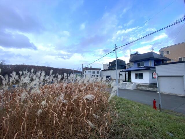 敷地から見た景色　北東向き