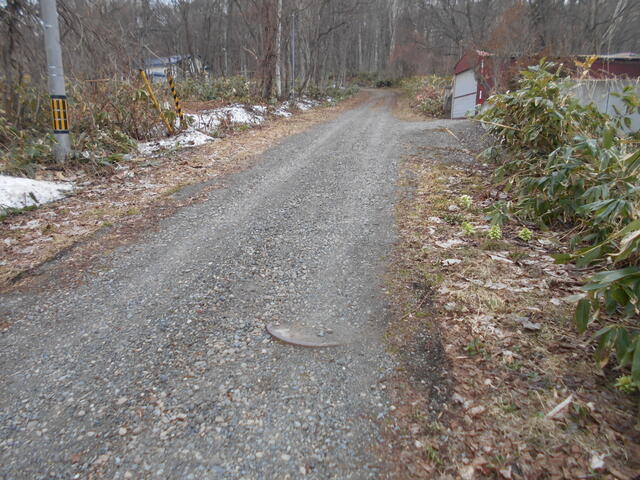 敷地北西側道路