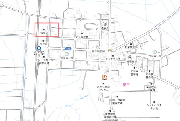 安平駅徒歩３分です。