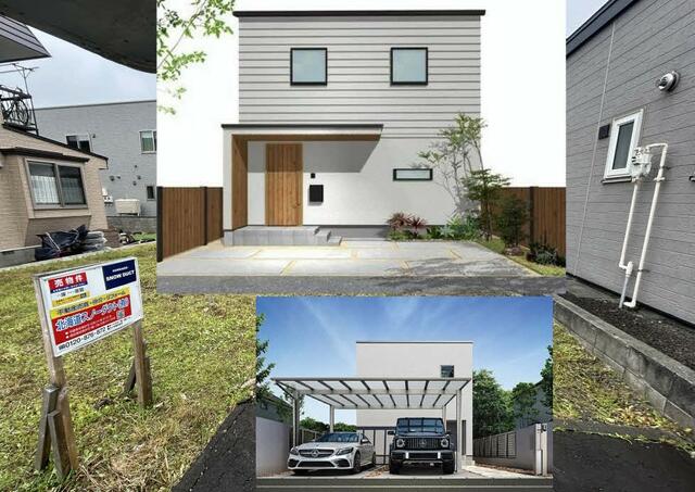 現地土地／隣地との境もブロックあってわかりやすいです。／撮影日2026-03-11