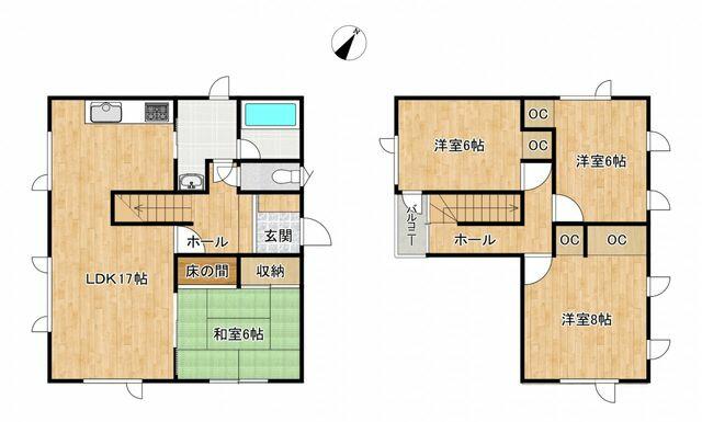 detached 北海道空知郡南幌町緑町４丁目 地図を見る