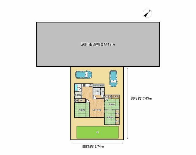 detached 北海道深川市八条 地図を見る