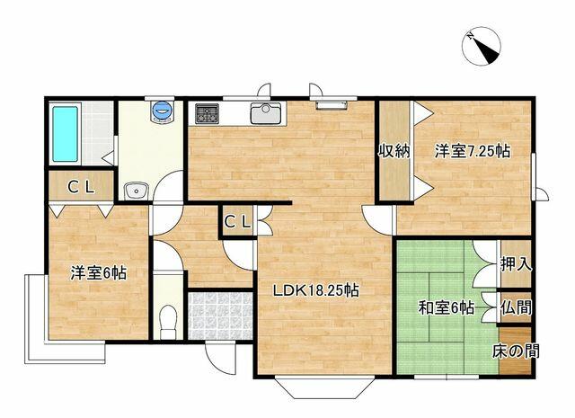 detached 北海道標津郡中標津町東三十六条北４丁目 地図を見る