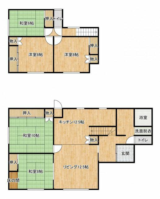 detached 北海道厚岸郡浜中町浜中桜南 地図を見る