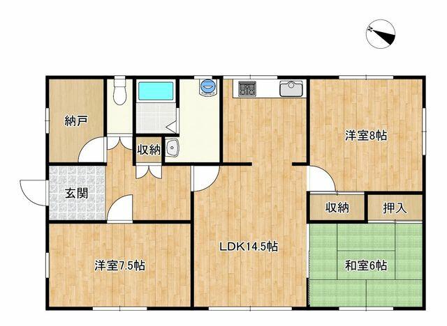 detached 北海道根室市西浜町３丁目 地図を見る