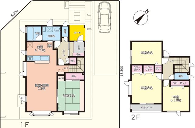 detached 北海道江別市元江別
