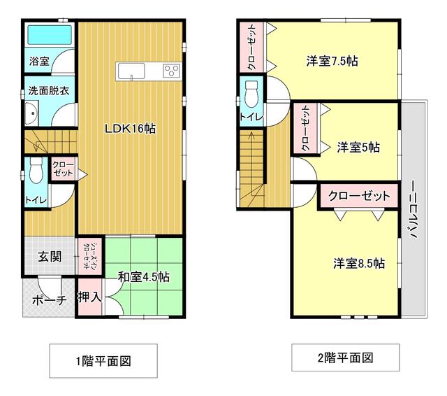 detached 青森県上北郡六戸町小松ケ丘１丁目 地図を見る