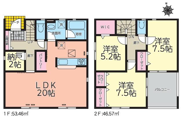 detached 青森県三沢市松園町２丁目 地図を見る