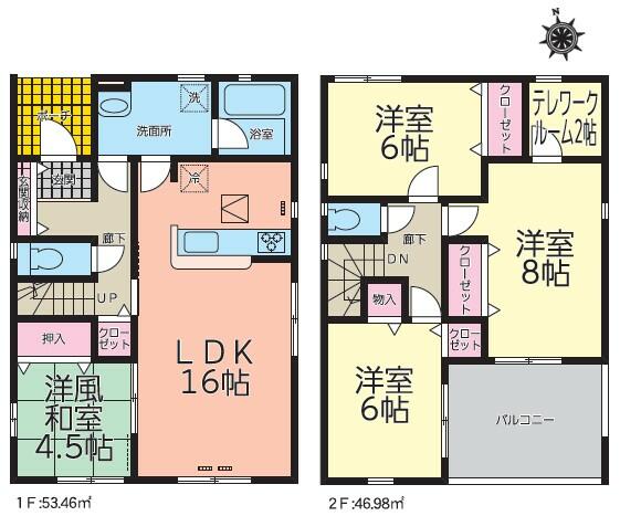 detached 青森県三沢市松園町２丁目 地図を見る