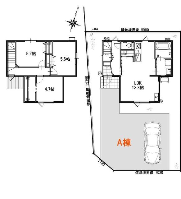 detached 青森県三沢市南町３丁目