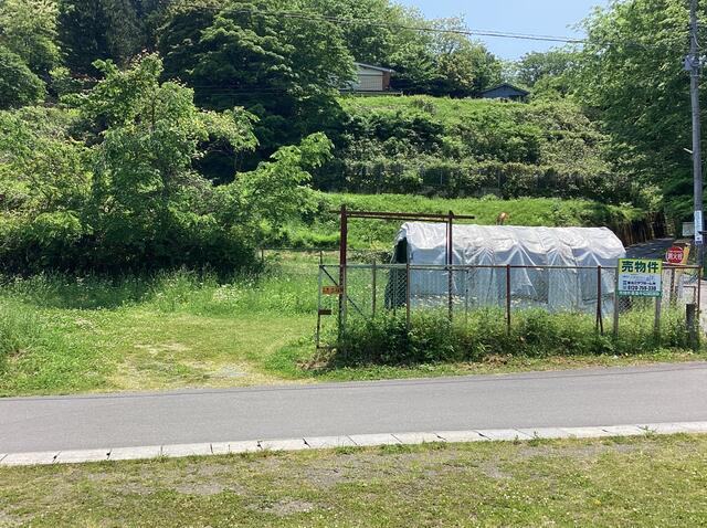 現地土地／前面道路の様子