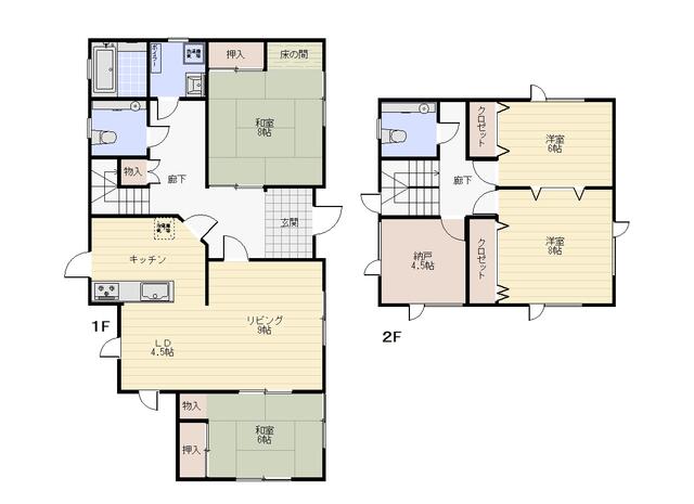 青森県青森市の一戸建て | 450万円 | 4SLDK | 155.27m² | Akiyama house finder