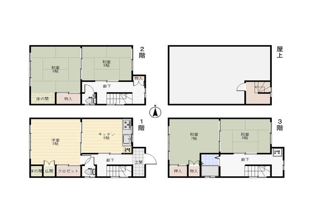 青森県青森市の一戸建て | 520万円 | 5DK | 63.83m² | Akiyama house finder