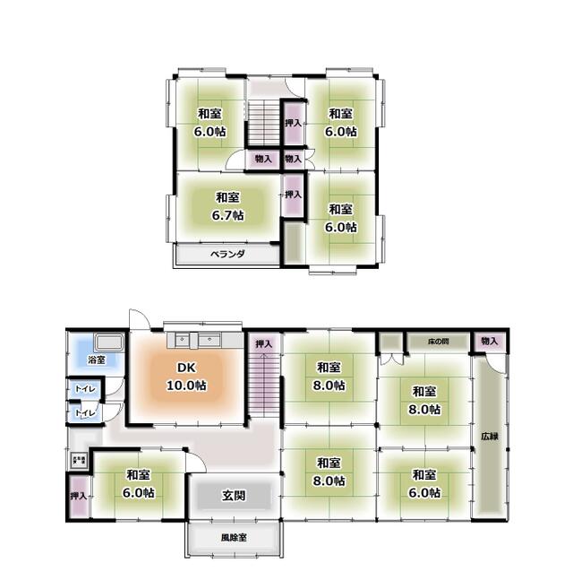 detached 青森県平川市李平下安原 地図を見る