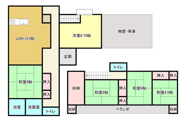 岩手県奥州市の一戸建て | 750万円 | 5LDK | 313.95m² | Akiyama house finder