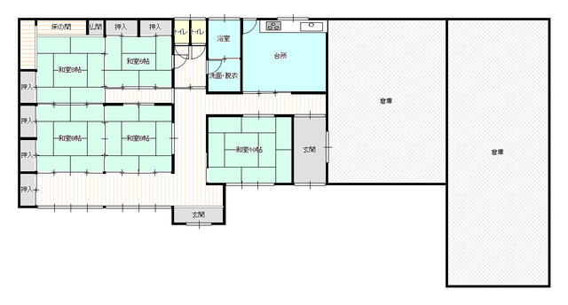 岩手県胆沢郡金ケ崎町の一戸建て | 700万円 | 5DK | 1169.72m² | Akiyama house finder