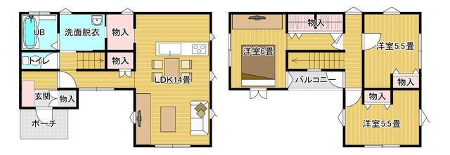 house for sale in 紫波郡矢巾町, Iwate | ¥26,500,000 | 3LDK | Akiyama house…