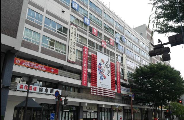 盛岡市役所 (1,496m)