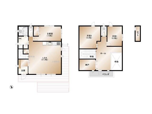 detached 宮城県刈田郡蔵王町遠刈田温泉字新地 地図を見る