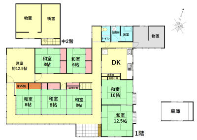 宮城県栗原市の一戸建て | 2500万円 | 8DK | 1649.03m² | Akiyama house finder