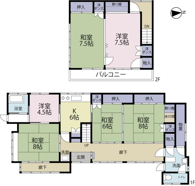 detached 宮城県黒川郡大和町吉岡字権現堂 地図を見る