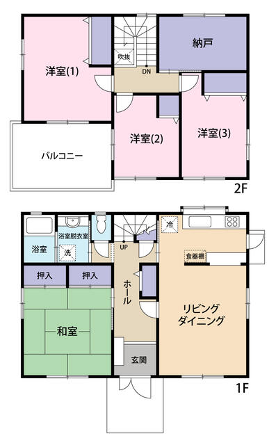 宮城県遠田郡美里町の一戸建て | 1649万円 | 4SLDK | 242.45m² | Akiyama house finder