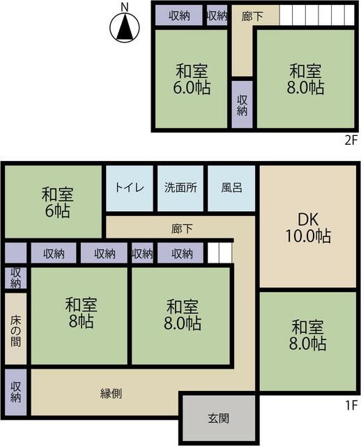 detached 宮城県遠田郡美里町中埣字上戸 地図を見る